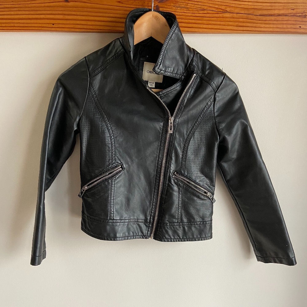 Black Pleather Jacket